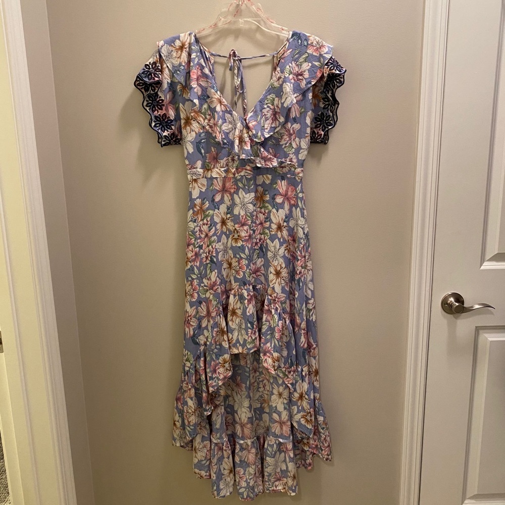 High Low Floral Dress